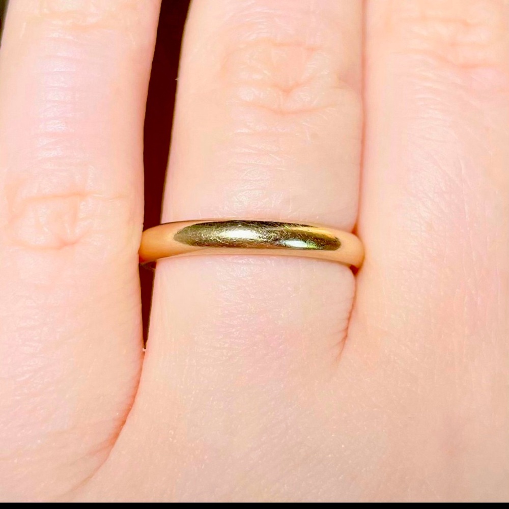 14k yellow gold ring